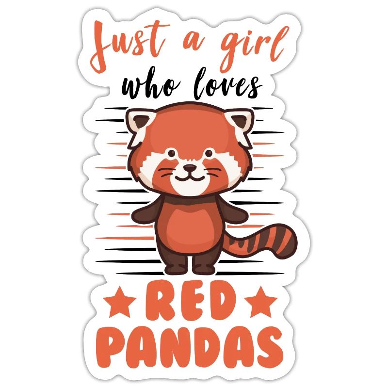 Roter Panda Mädchen Red Panda Geschenk