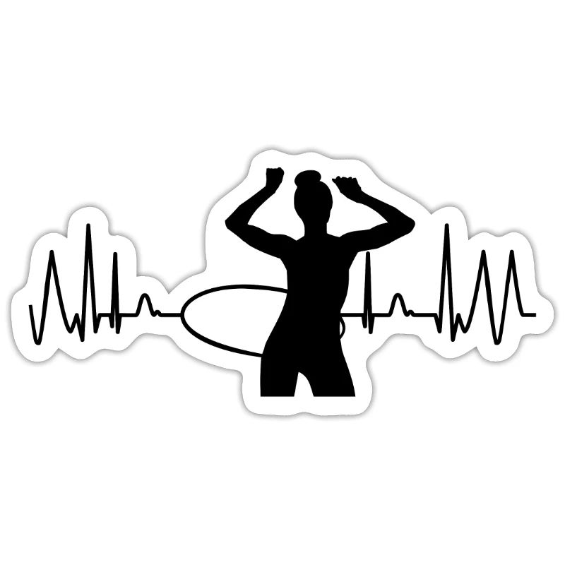 Herzfrequenz Hula Puls Hoop Hulahoop Hullern