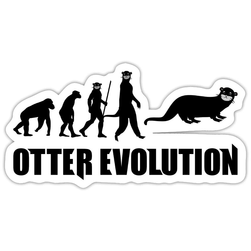 this is evolution otters otter otter