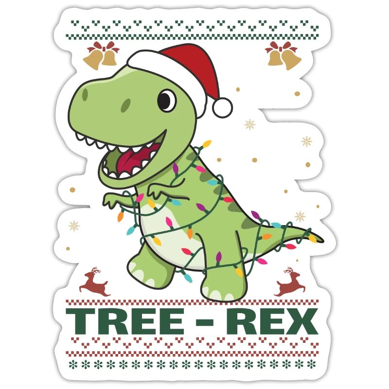 Tree-Rex drôle de jeu de mots T-Rex