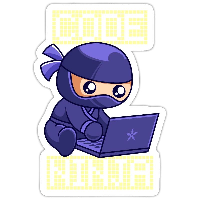 Code Ninja Coder Sofware Entwickler Programmierer