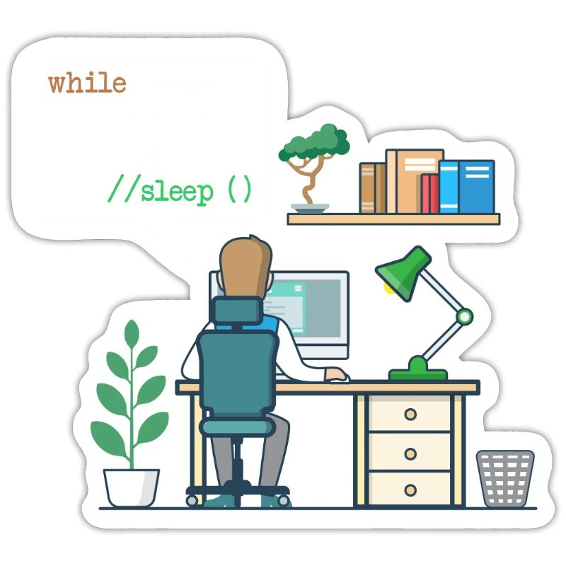 Eat Code Sleep | Funny Coder Programmeur