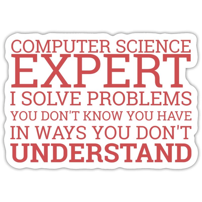 "Computer Science Expert Problem | Informatik"