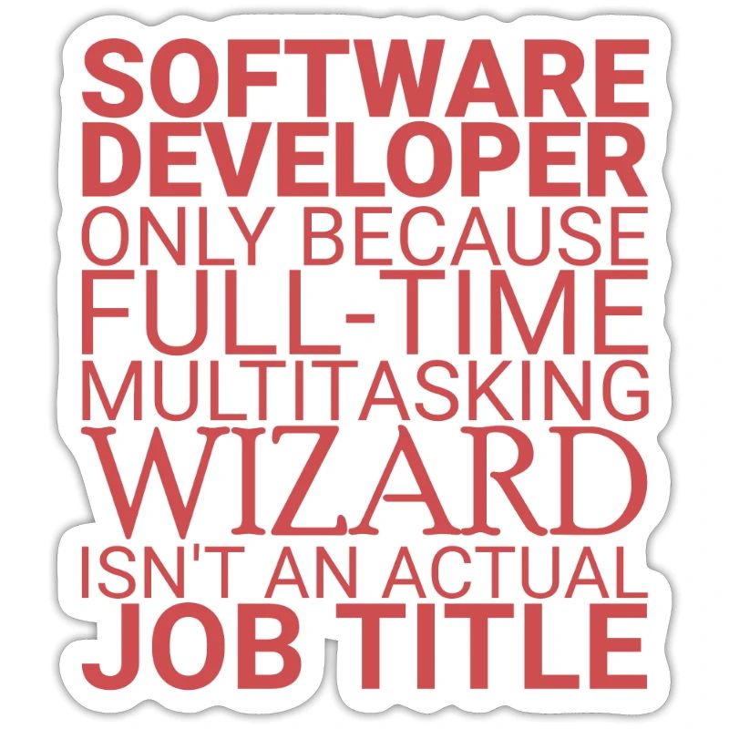 "Software Developer Wizard | Programmierer"