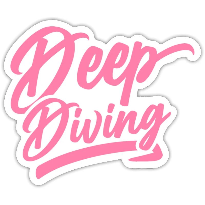 Deep Diving Diver Deep Diver Scuba