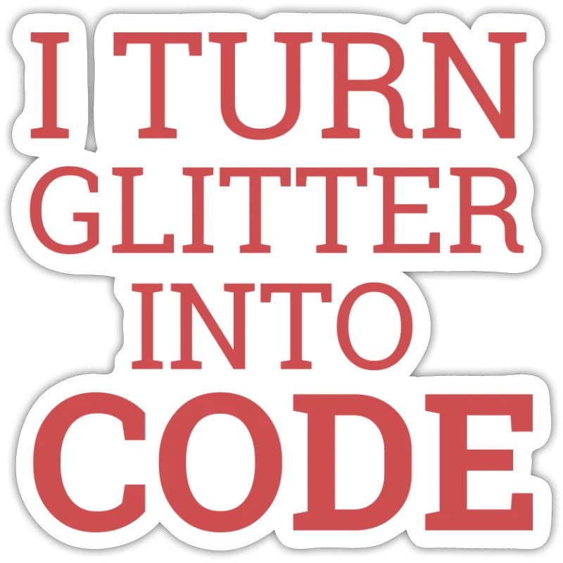 "Glitter Code | Programmer"