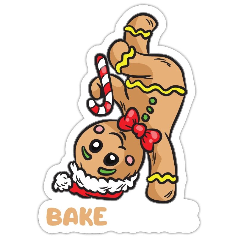 Bake Dance Gingerbread Man Breakdance Christmas