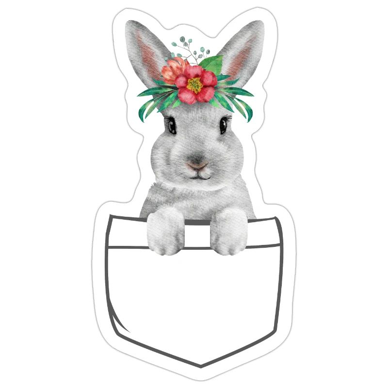 Rabbit Easter Flowers Rabbit Mom