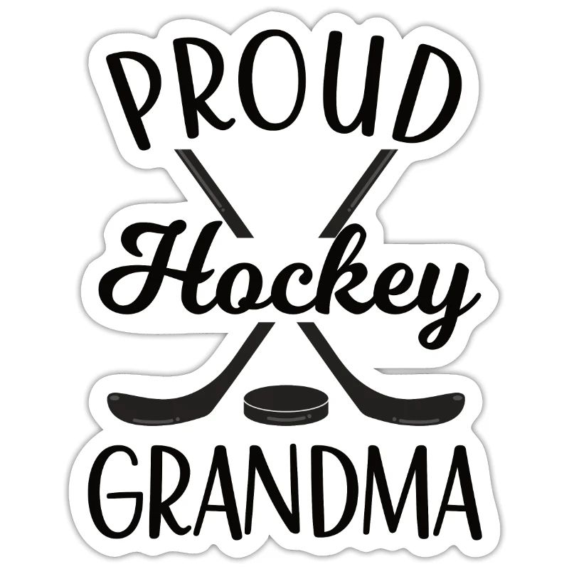 Stolze Eishockey-Großmutter Eishockey-Großmutter