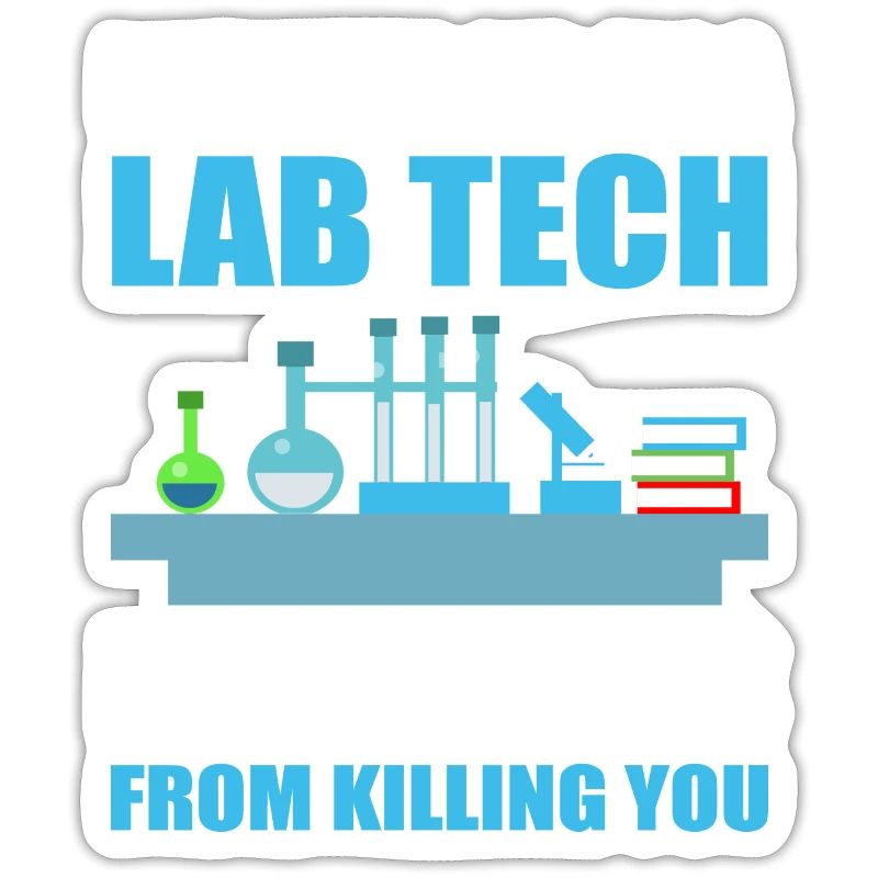 Ich bin Labor Tech. Labortechniker Geschenk