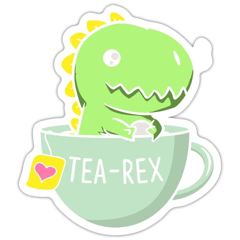 Tea Rex Cute Dinosaur TRex In A Tea Cup
