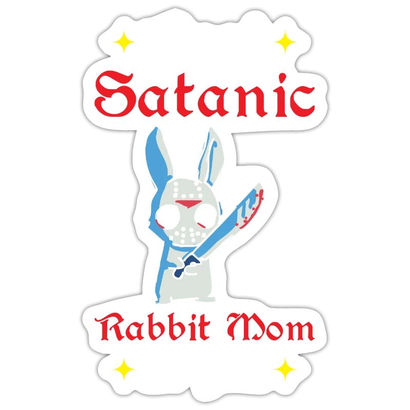 Rabbit Mama in Hell Gothic Evil Rabbit