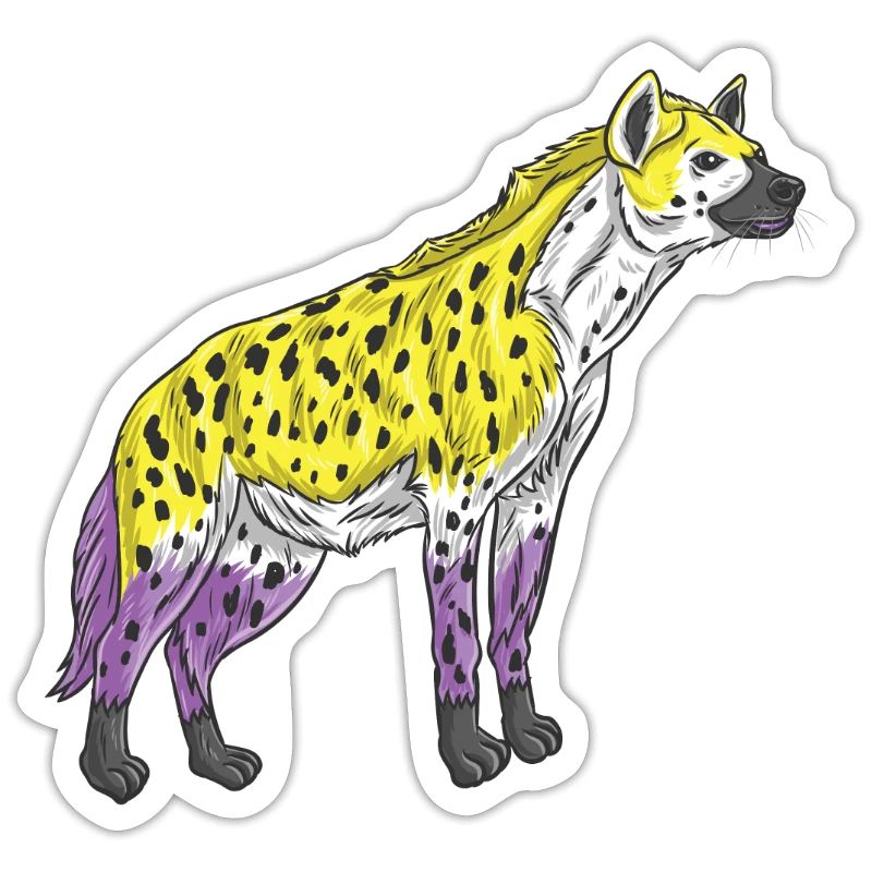 Hyena Non-binary pride Nonbinary Pride