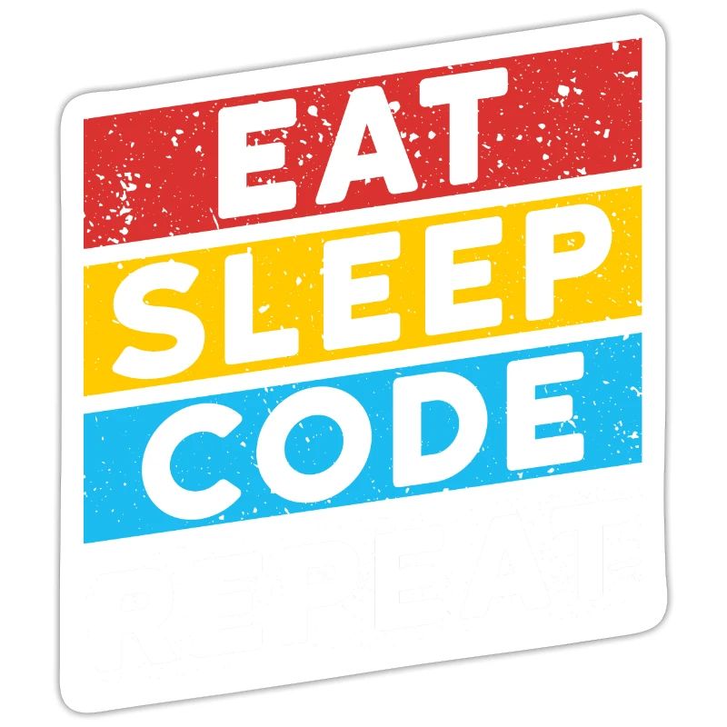CODE CODER CODING Spruch | EAT SLEEP CODE REPEAT