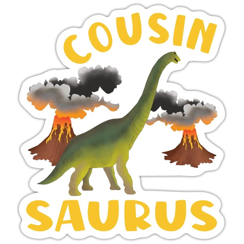Cousin Saurus Wird Ein Cousin Dinosaurier