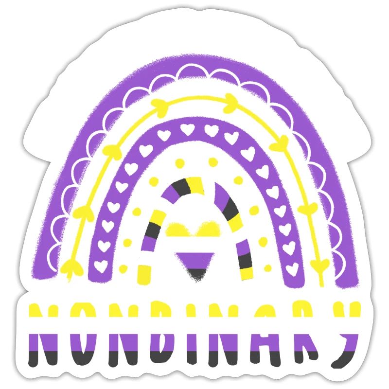 Nonbinary Pride Nonbinary Regenbogen