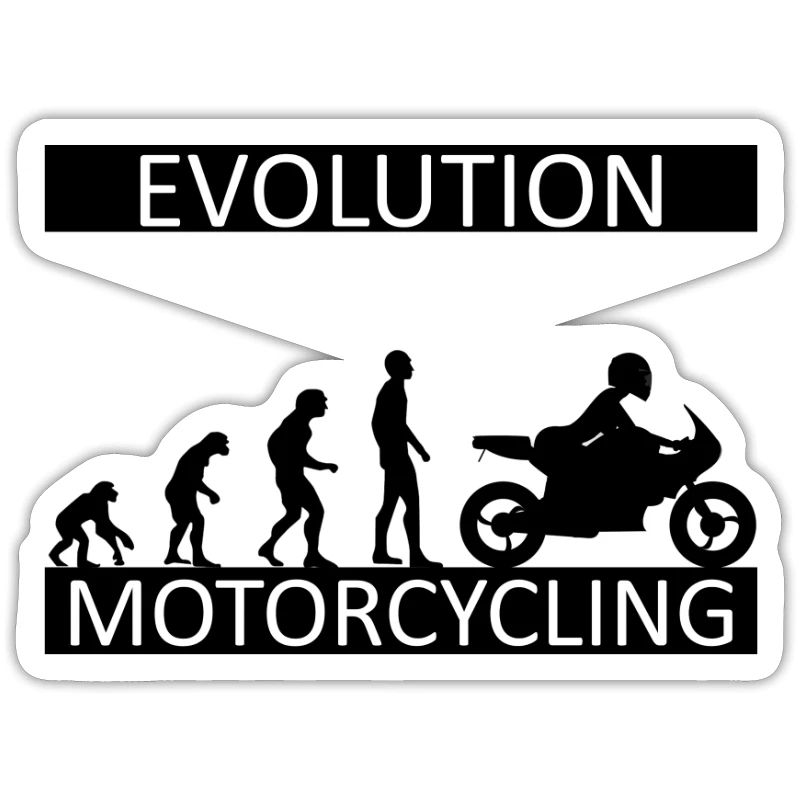 Evolution Motorcycling Motorcyclist Biker