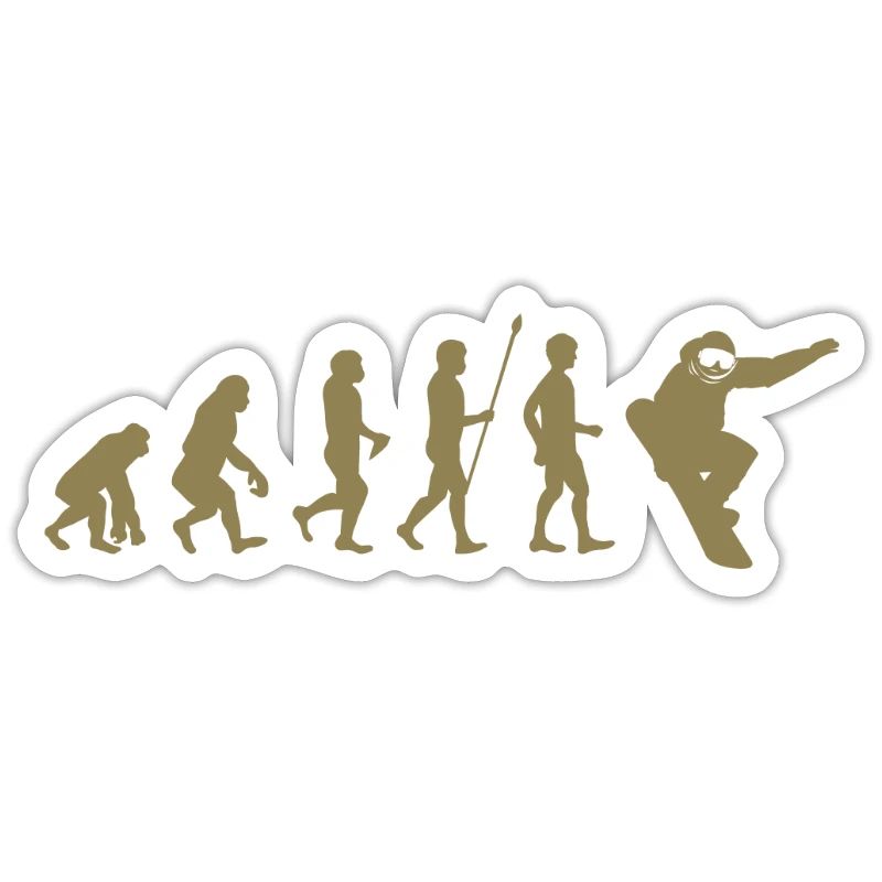 Snowboarder Evolution Gift Idea