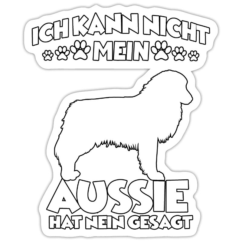 Australian Shepherd Witziges Aussie Gassi Hunde