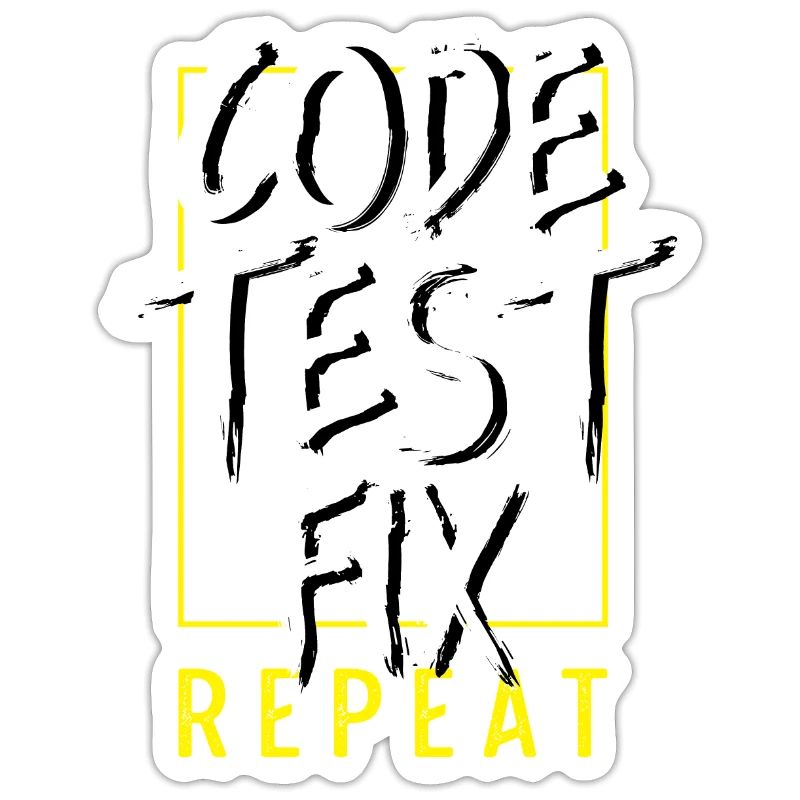 Code-Test-Fix. Computertechniker Gift