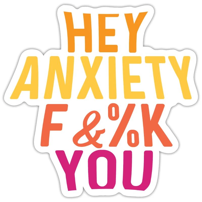 Hey Angst Ängstlich oder ängstlich. Geschenk