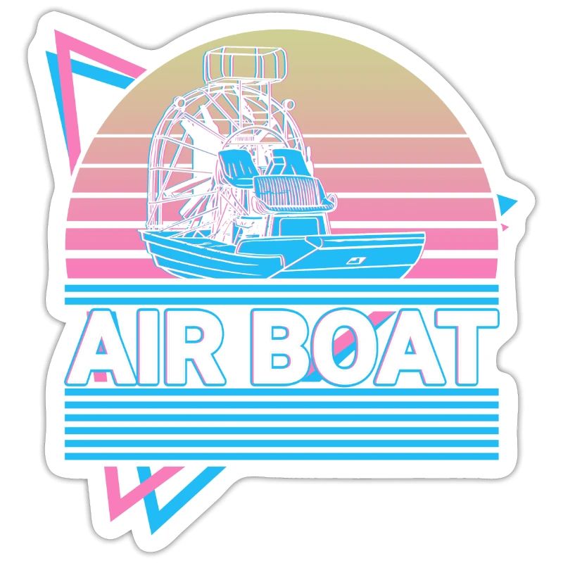Luftboot Luftbootfahren Fanboot Retro Geschenk