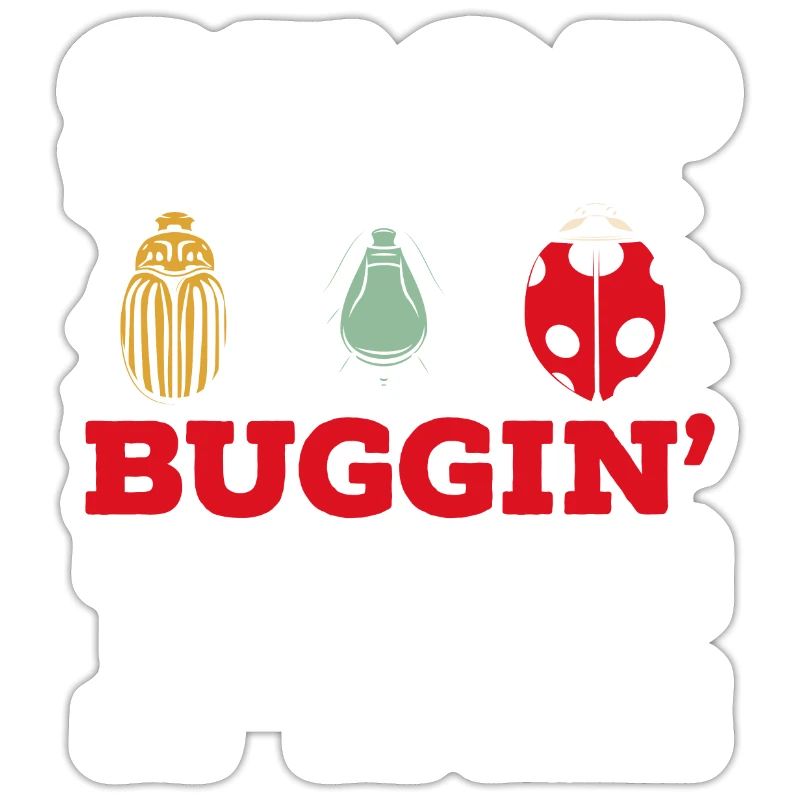 Stop Buggin Me Insect Catching Ladybug Butterfly