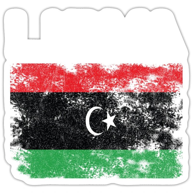 Libya Flag Distressed - Libyan Flag