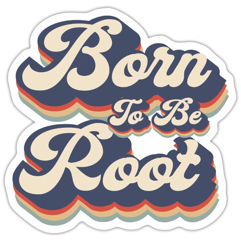 Linux Retro Born To Be Root pour les nerds