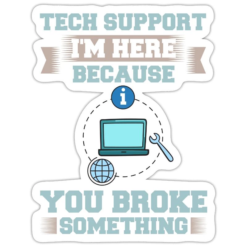 Tech Support IT Technischer Hilfe Helpdesk