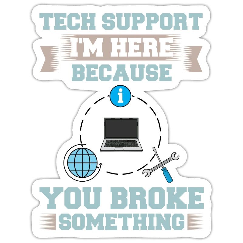 Tech Support IT Technischer Hilfe Helpdesk