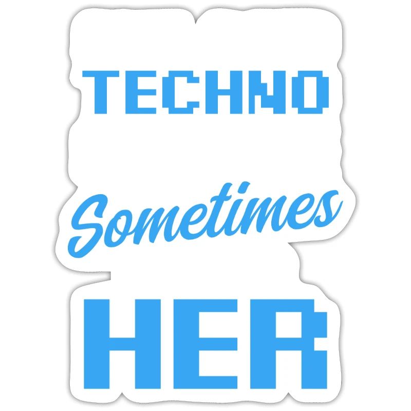 EDM Rave Techno sagte Techno oder ich manchmal vermissen