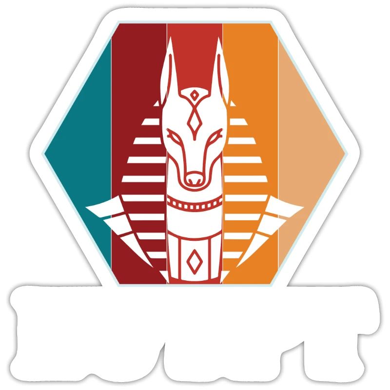 Anubis Egypte Sphinx Pyramide de Gizeh