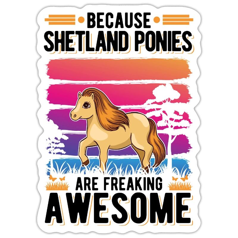 Parce que les poneys Shetland sont impressionnants