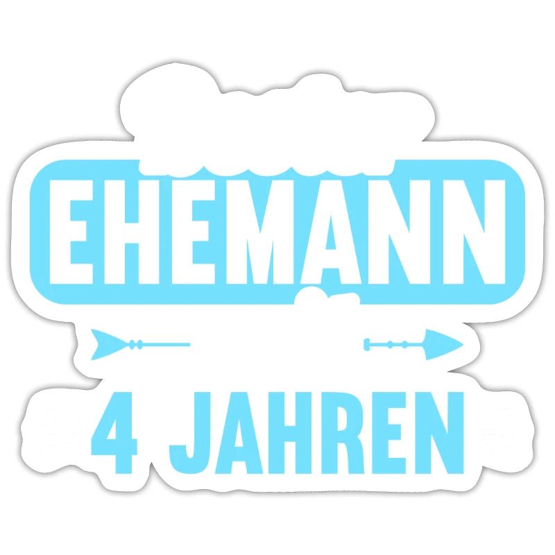 Beste Ehefrau Bester Ehemann seit 4 Jahren
