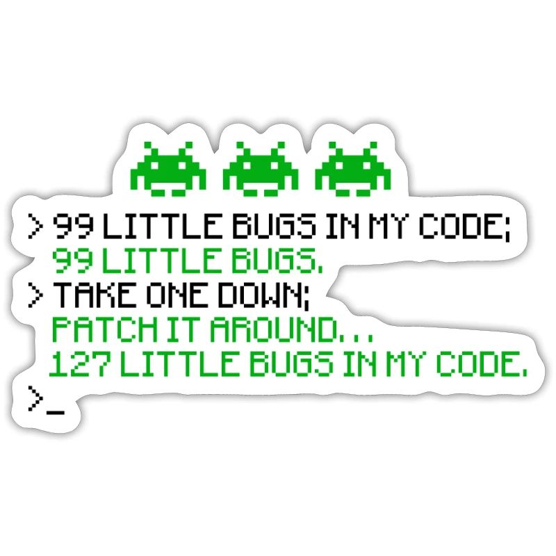 99 petits bugs dans mon code 99 petits bugs en prennent un