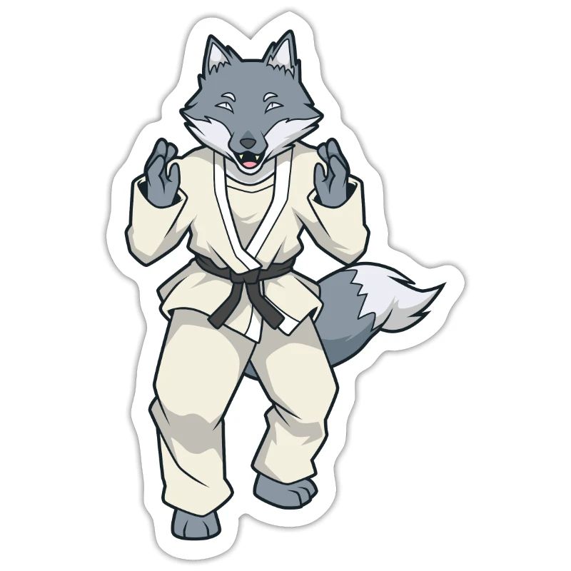 Comic Wolf makes judo