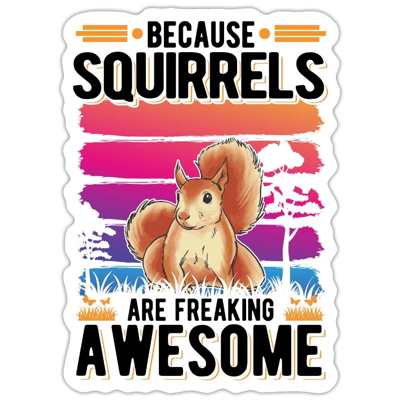 Eichhörnchen Geschenk Squirrel Grauhörnchen
