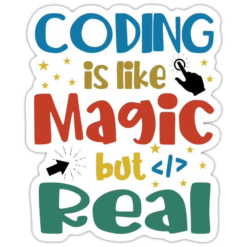 Coding Is Like Magic Coder Programmer Computer Gee