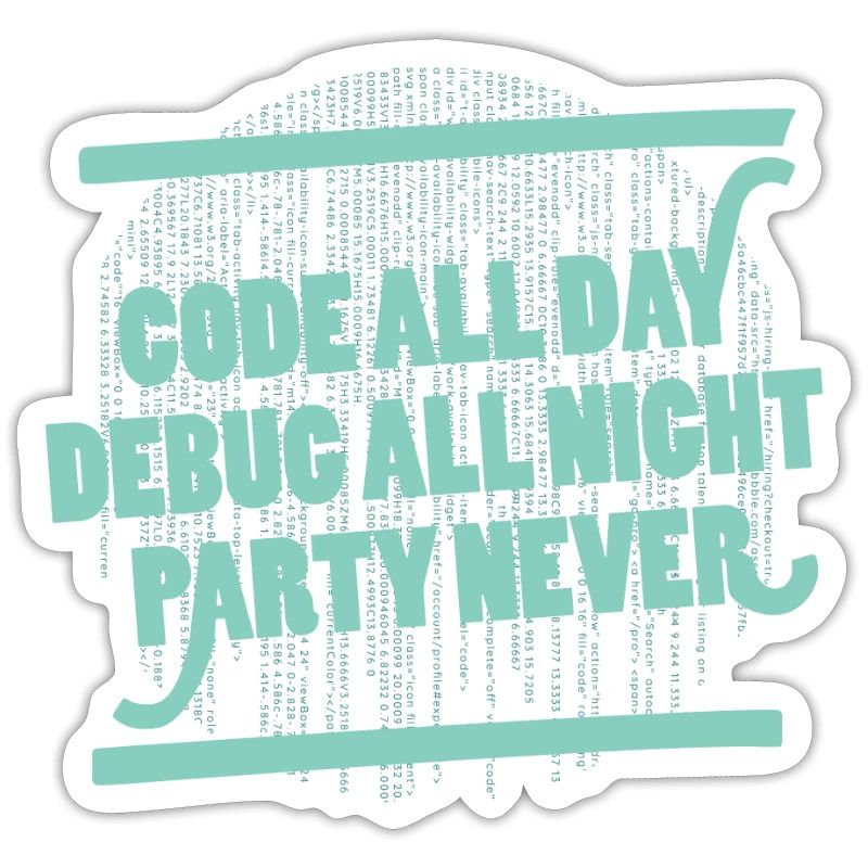 Code All Day Programmierer Hacker Computercode