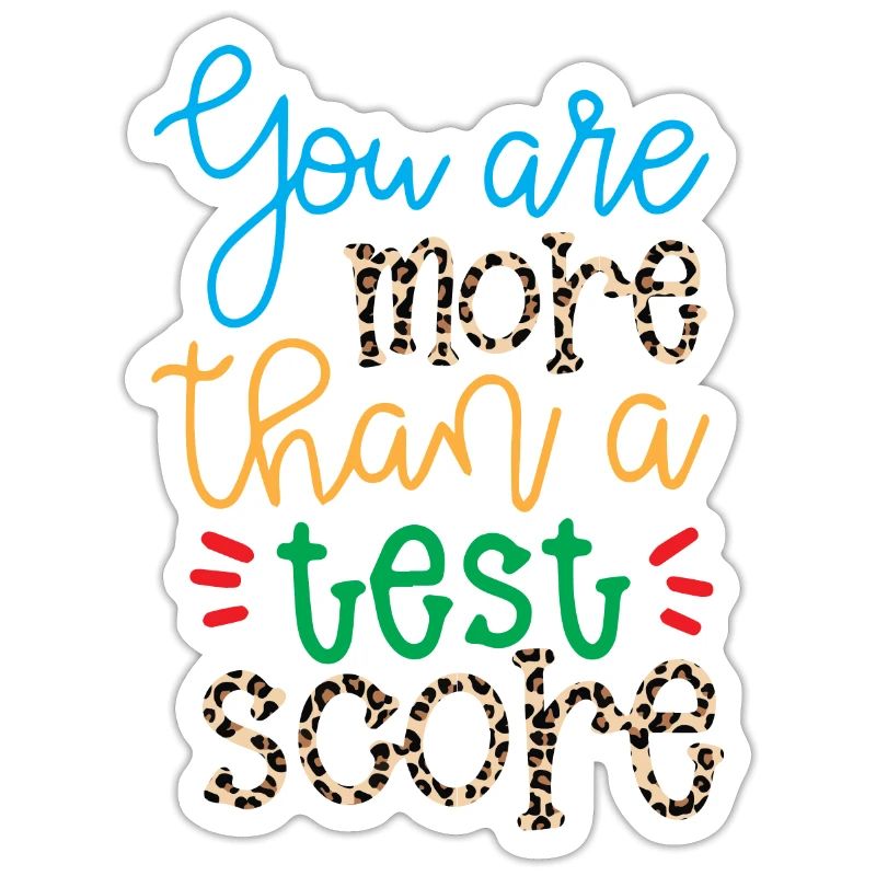Sie sind mehr als ein Test -Test -Tag -STAAR -Test