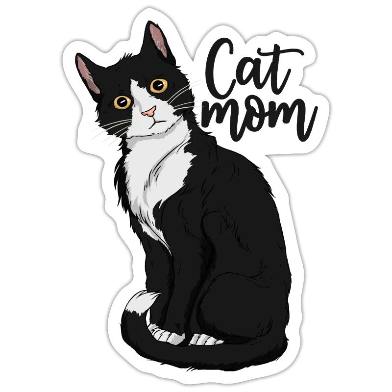 Tuxedo Katze Mutter Geschenk Katze Mutter Tuxedo K