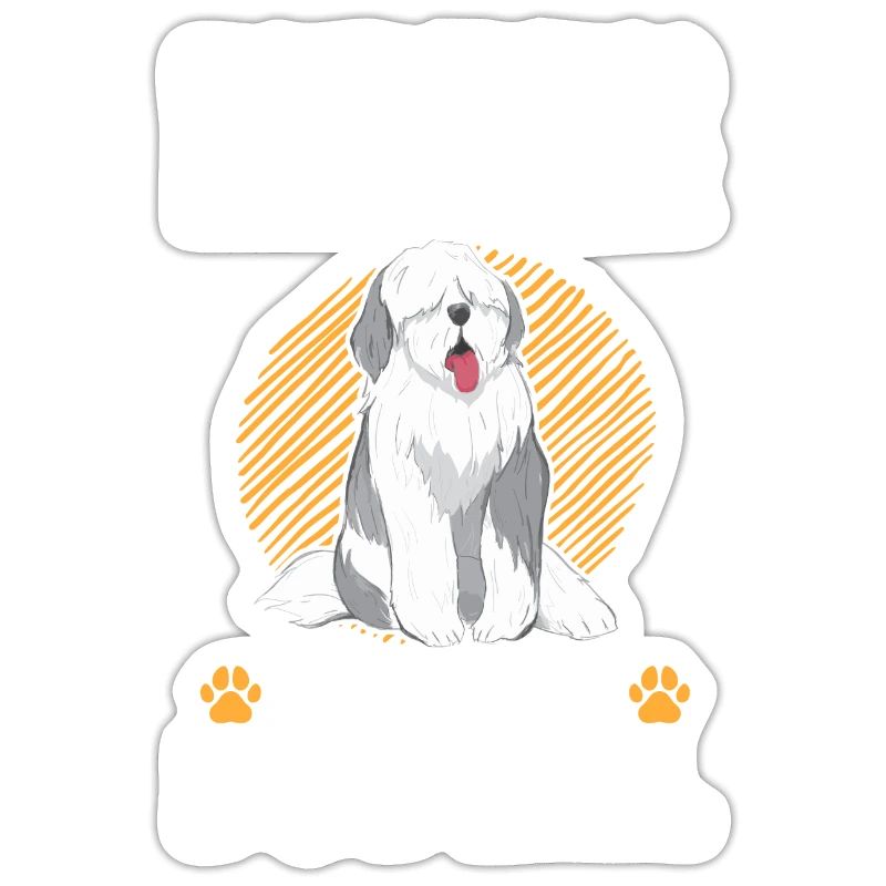 Everything better with Bobtail Old English Shepherd
