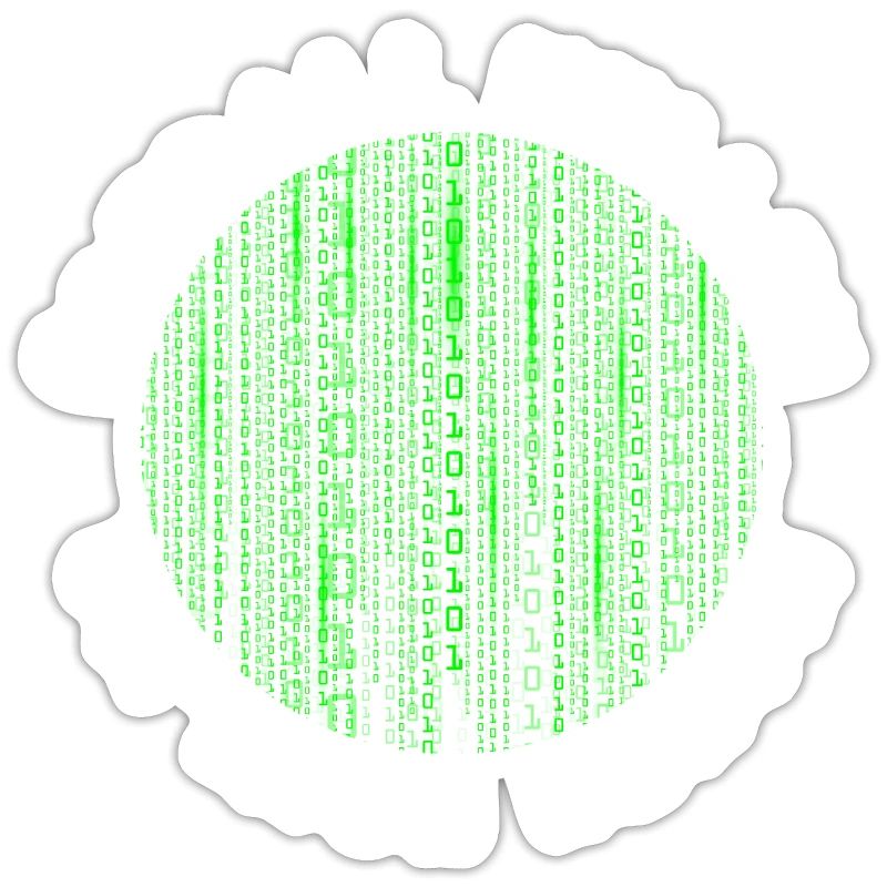 Überall Nullen Um Mich Herum Nerd Programmierer