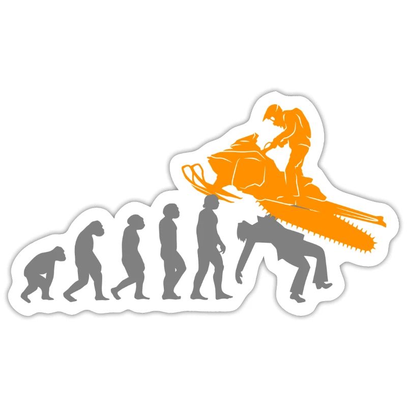 Snowmobile driver Snowmobile Evolution