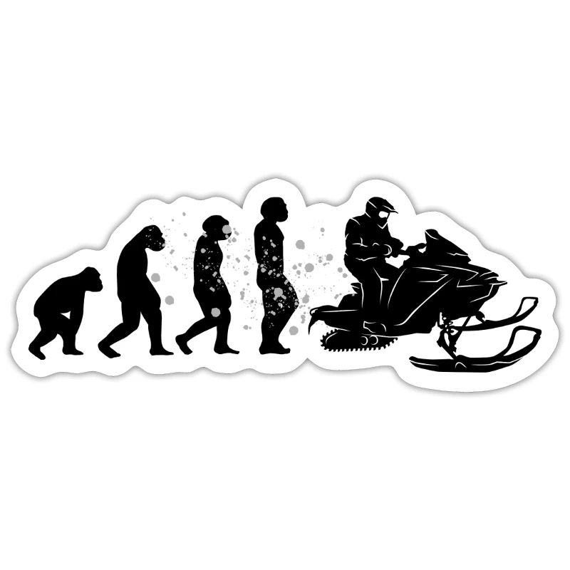 Snowmobile driver Snowmobile Evolution