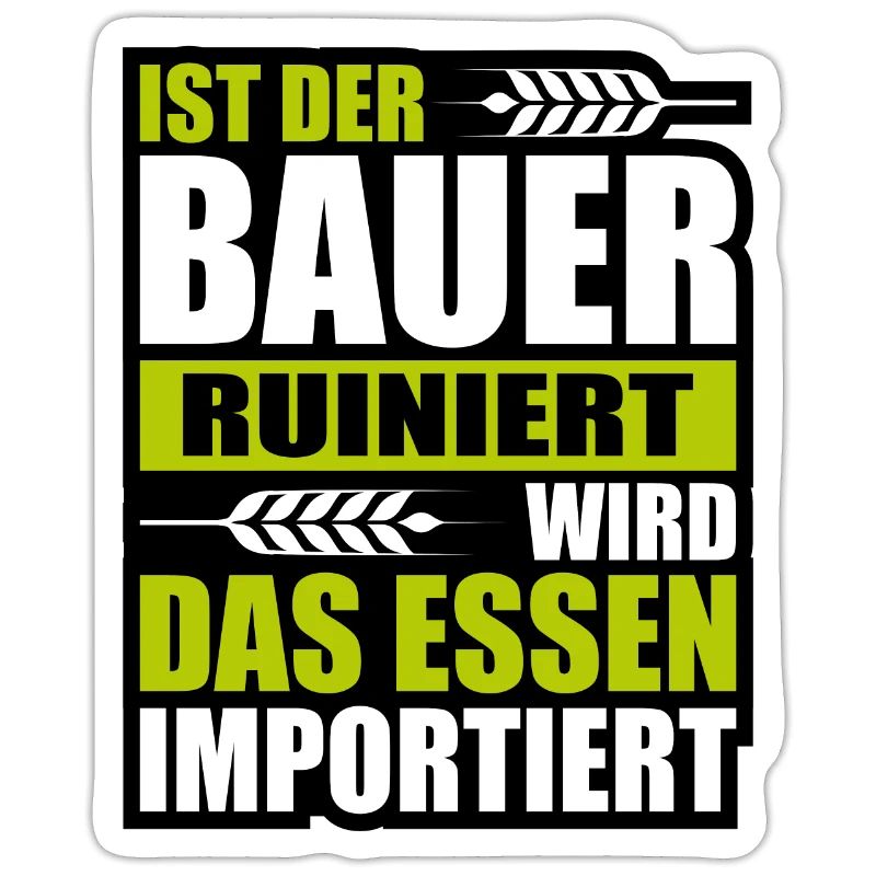 Ist Der Bauer Ruiniert Wird Das Essen Importiert