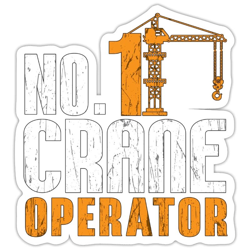 Crane Operator Construction Construction Profession Work Gift