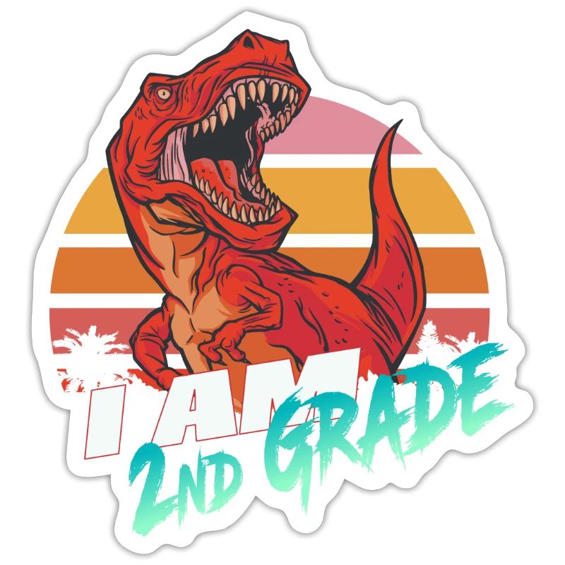I am 2nd Grade, Second Grader - T-REX