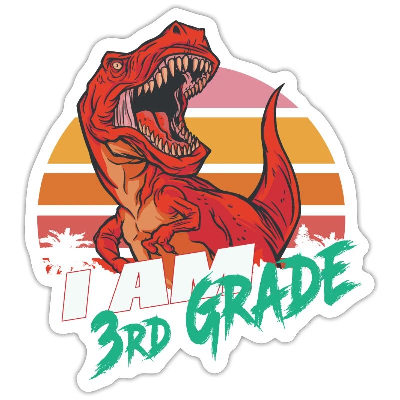 I am 3rd Grade, Second Grader - T-REX